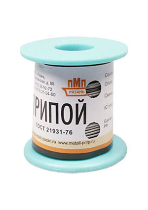 Припой ПОС61 ТР 0.8мм катушка 100г, (СПЕЦ. ФЛЮС СА402)