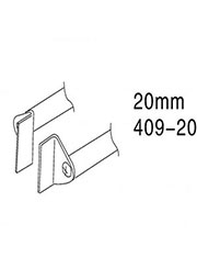 Насадки д/термопинцета ZD 409-20, комплект 2 шт.,рабочая ширина 20мм
