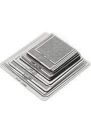 Набор BGA трафаретов 27шт, универсальный, нерж.сталь