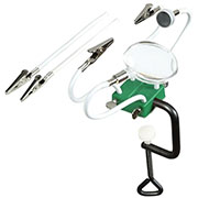 SN-394, Держатель плат "третья рука" с лупой и магнитом