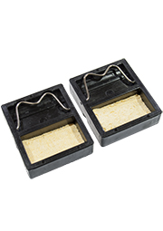 8PK-362S, миниподставка для паяльника с губкой 2шт