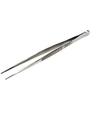 12-0347, Пинцет прямой рифленый 200