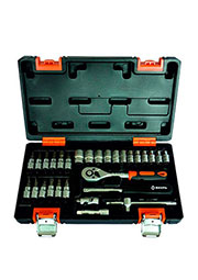 Набор инструментов 29 предметов, 1/4", CrV, пластиковый кейс