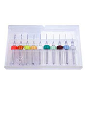 119-0033, Набор 10 сверл для ЧПУ и печатных плат 0,3-1,2мм