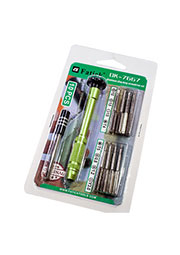 DK-7667, отвертка с насадками 9 предметов