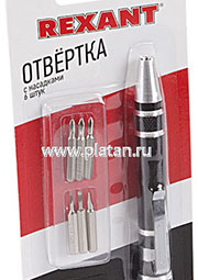 12-4705, Отвертка с насадками(битами) 6 шт