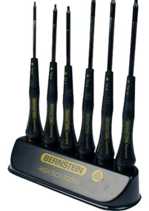 6-660, Набор отверток антистатических, 140-150мм, "звездочка" Torx Т5-Т10