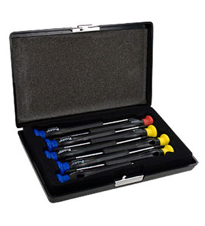 SD-9806, Набор прецизионных отверток для мобильных телефонов (9 предметов)