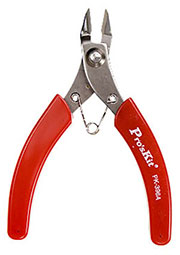 1PK-396A, Кусачки изогнутые (110мм, пружина)