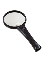 MG2B-4, лупа со светодиодной подсветкой d=90 мм l=210 мм 2х 4х