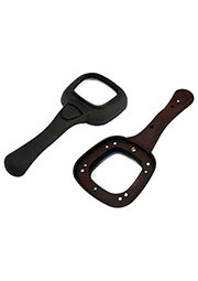 600558, Лупа квадратная 3х с подсветкой (5 LED + 1 УФ)