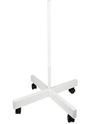 31-0830, Стойка напольная для ламп-луп, четырехлучевая, цвет белый