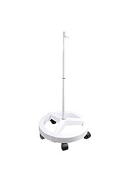 31-0822, Стойка напольная для ламп и луп круглая белая