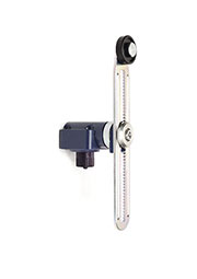 LD51MEP123, Консоль металл. с пластм. рол. Ф18мм, с длинн. рычагом и регулир.