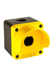 M1CBOS, Пост металлический желто-серый пустой M1CBOS