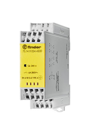 7S.14.9.110.4220, Модульное реле безопасности (реле с принудительным управлением контактами) SIL2; 2