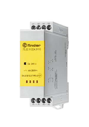 7S.32.9.110.5110, Модульное реле безопасности (реле с принудительным управлением контактами) SIL2; 1