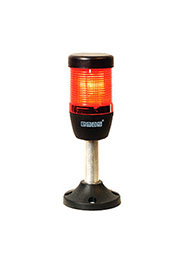 IK51L024XD01, Сигнальная колонна 50 мм, красная, 24 В, светодиод LED алюм.настенное соединение 100мм