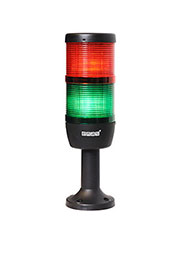 IK72L024XM01, Сигнальная колонна 70 мм, красная, зеленая 24 В, светодиод LED