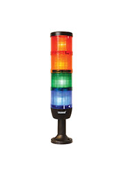 IK74L024XM01, Сигнальная колонна 70 мм, красная, желтая, зеленая, синяя,  24 В, светодиод LED