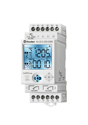 84.02.0.230.0000PAS, Электронный таймер мультифункциональный (25 функций); 2 независимых канала 1CO