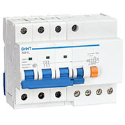 198018, Диф. автомат NB1L-40 3P C10 30mA тип A 6kA