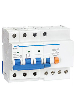 198033, Диф. автомат NB1L-40 3P C25 300mA тип AC 6kA