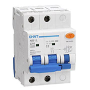 205008, Диф. автомат NB1L 2P C6 30mA тип A 10kA (54mm)