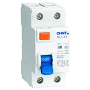 200214, УЗО NL1-63 2P 63A 30mA 6kA тип AC (DB)