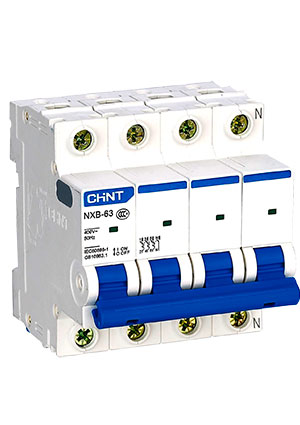 296905, Авт. выкл. NXB-63S 4P 16А 4.5kA х-ка C