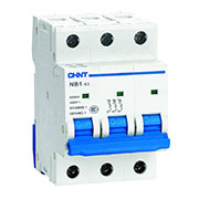 179711, Авт. выкл. NB1-63 3P 1A 6кА х-ка D (DB)