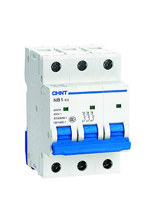 179714, Авт. выкл. NB1-63 3P 16A 6кА х-ка D (DB)