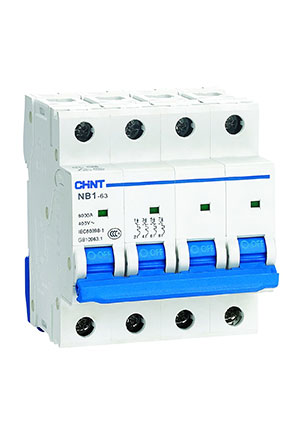 179737, Авт. выкл. NB1-63 4P 6A 6кА х-ка B (DB)