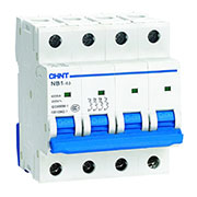179739, Авт. выкл. NB1-63 4P 1A 6кА х-ка C (DB)
