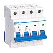 182740, Авт. выкл. NB1-63DC 4P 63A 6кА х-ка C 1000В DC