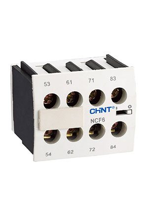 261003, Приставка доп.контакты NCF6-04 к Контактору NC6