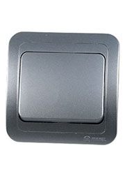 23401 ВЫКЛЮЧАТЕЛЬ СКРЫТ.УСТ.1 КЛ. (СЕРЕБ.)