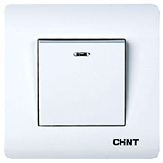 715380, 2-позиционный выключатель с LED-подсветкой 10А 250В