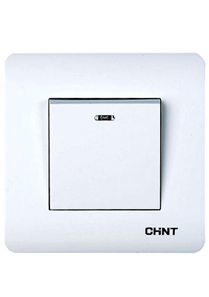 715383, 1-клавишный выключатель с LED-подсветкой 10А 250В