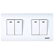 715400, 4-клавишный выключатель с LED-подсветкой 10А 250В