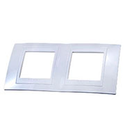 MGU6.004.18, Рамка 2-м Хамелион горизонт. белая