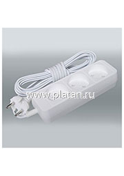 РС-3-7м, Удлинитель сетевой, 3 розетки, 7м