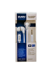 SEB-260, SVEN Гарнитура для моб.устр.,микрофон на кабеле(4pin jack)