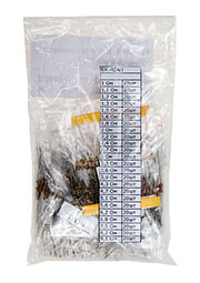 EK-R24/1, Набор резисторов единицы Ом, 24 номинала по 20шт