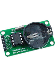 DS1302 module, модуль часов реального времени без батареи
