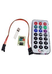 HX1838, ИК пульт и ИК приемник, комплект, 21 кнопка