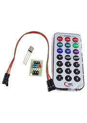 HX1838, ИК пульт и ИК приемник, комплект, 21 кнопка