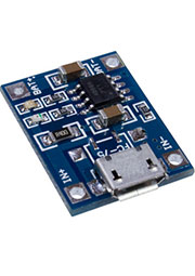 TP4056, 1А/5В модуль зарядки литиевых батарей 18650 MicroUSB