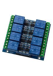 Реле 8 канальное квадратное