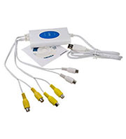 DVR4USB, видеорегистратор 4 кан.видео + 2 кан.аудио